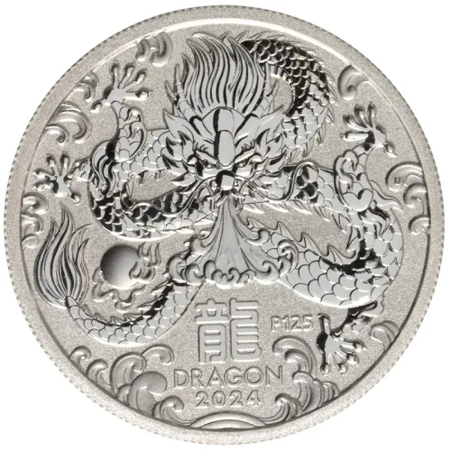 2024 Australia 1/2oz Silver Year of the Dragon