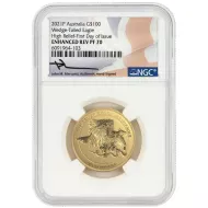 2021 Aus Wedge-Tailed 1oz Gold Enh RP - NGC PF70 Mercanti