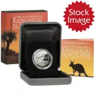 2013 Australia $1 Kangaroo High Relief 1oz .999 Silver