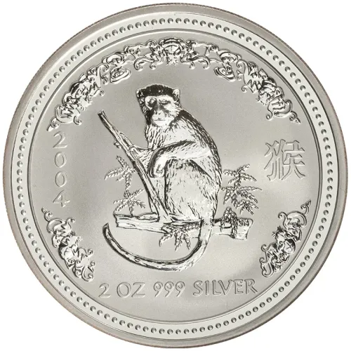 2004 Australia 2oz Silver Year of the Monkey