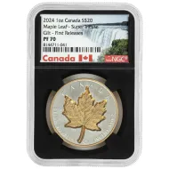 2024 Canada 1 oz Silver Maple Leaf Super Incuse - NGC PF70 First Release