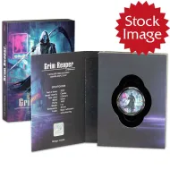 2023 Canada Silver Maple Leaf 1oz Cyberpunk Grim Reaper Colorized Coin
