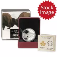 2014 Canada $20 1oz Silver - Bison: The Fight