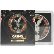2024 Mexican 1oz Silver Libertad - Casino Night