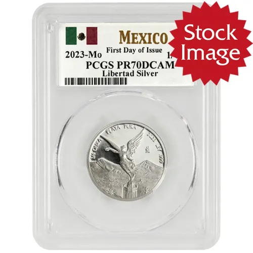 2023 Mexico 1/4 oz Silver Libertad - PCGS PR 70