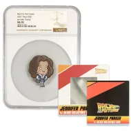 2021 Niue $2 Silver 1oz Chibi Colorized Coin - Jennifer Parker - NGC MS70 FR