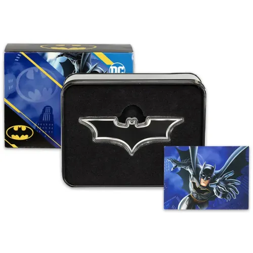 2022 Samoa $5 1oz Silver Colorized Batarang