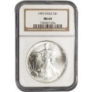 1993 American Silver Eagle - NGC MS 69