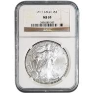 2013 American Silver Eagle - NGC MS 69