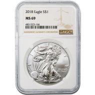 2018 American Silver Eagle - NGC MS 69