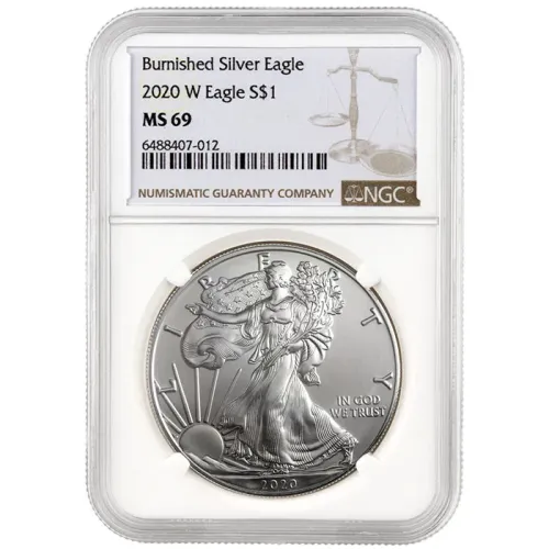 2020 W American Silver Eagle - NGC MS 69