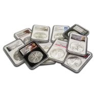 Mixed Dates American Silver Eagle - NGC or PCGS MS 69 - Mixed Labels Problem Eagles