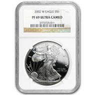 2002 American Silver Eagle - NGC PF 69