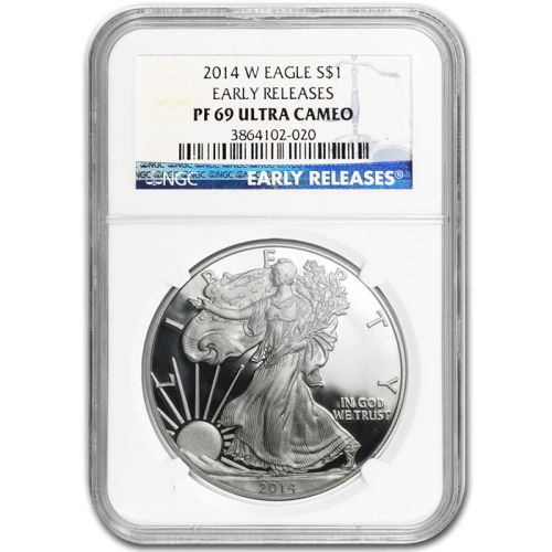 2014 American Silver Eagle - NGC PF 69 Early Release