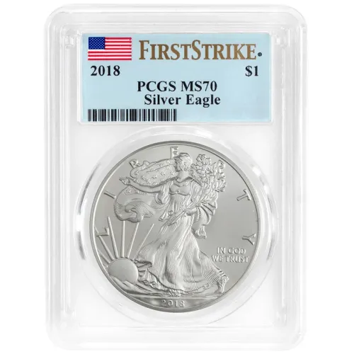 2018 American Silver Eagle - PCGS MS 70 First Strike