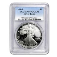 1986 American Silver Eagle - PCGS PF 69