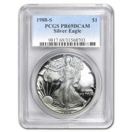 1988 American Silver Eagle - PCGS PF 69