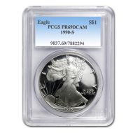 1990 American Silver Eagle - PCGS PF 69