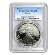 1991 American Silver Eagle - PCGS PF 69