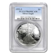 1992 American Silver Eagle - PCGS PF 69