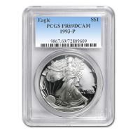 1993 American Silver Eagle - PCGS PF 69
