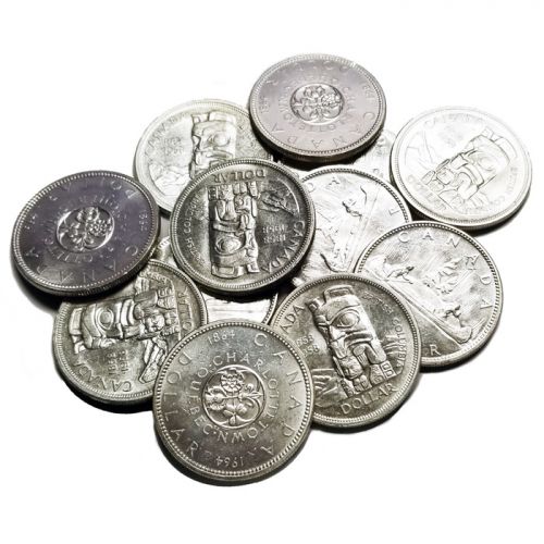 1958-1967 Canada Silver Dollar (.800 Fine)