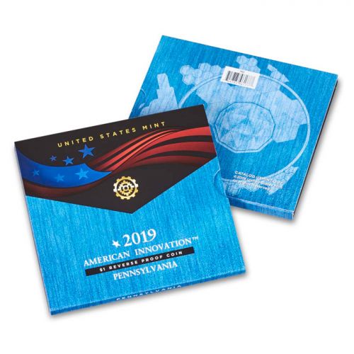 2019 American Innovation  Reverse Proof Coin - Pennsylvania