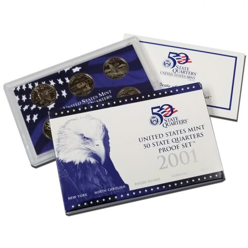 2001 United States 50 State Quarter Proof Set