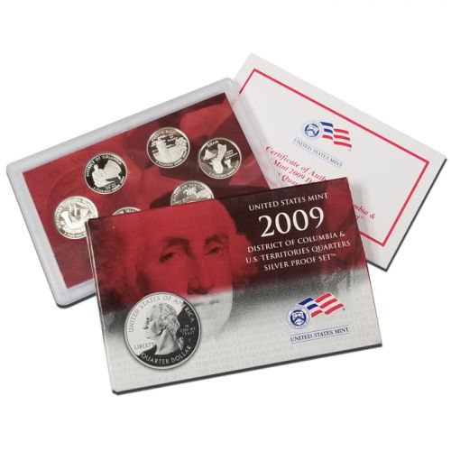 2009 United States Territory Quarter Silver Proof Set