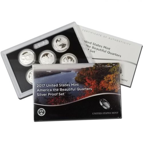 2017 America the Beautiful Quarter Silver Proof Set