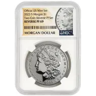2023 Morgan Silver Dollar Reverse Proof - NGC PF69