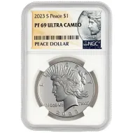 2023 S Peace Silver Dollar Proof - NGC PF69
