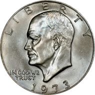 1973 P Eisenhower Dollar - Brilliant Uncirculated