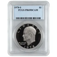 1978 S Eisenhower Dollar - PCGS PR 69