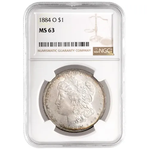 1884 O Morgan Dollar - NGC MS 63