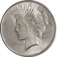1923 D Peace Dollar - AU (Almost Uncirculated)
