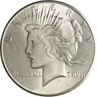 1923 Peace Dollar - BU (Brilliant Uncirculated)
