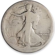1916 S Walking Liberty Half Dollar - AG (About Good)