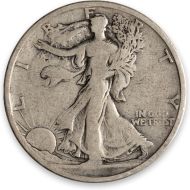 1918 D Walking Liberty Half Dollar - Fine (F)