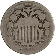 1882 Shield Nickel - Good (G)