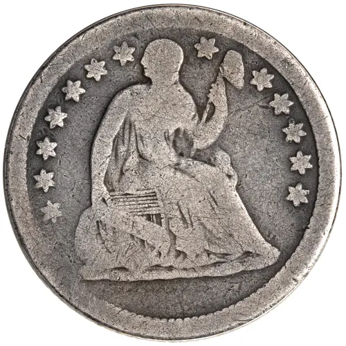 1856 Seated Half Dime - About Good (AG)