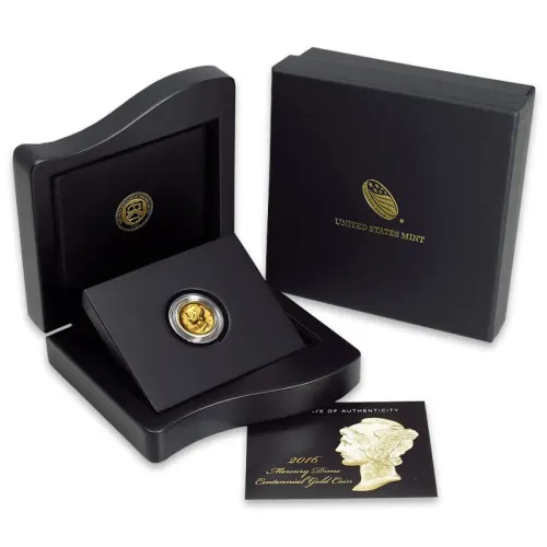 2016 W Mercury Dime Centennial Gold Coin
