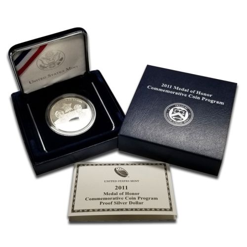 2011 Medal of Honor Proof Silver Dollar