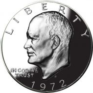 1972 Proof Eisenhower Dollar - Silver