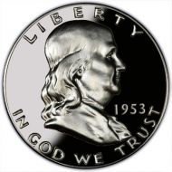 1953 Proof Franklin Half Dollar