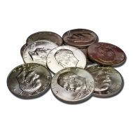 Eisenhower Dollar - Mixed Dates 40% Silver - Impaired