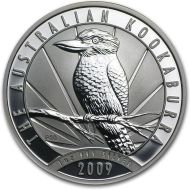 2009 Australia 1oz Silver Kookaburra