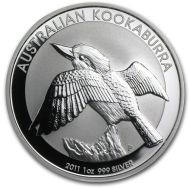 2011 Australia 1oz Silver Kookaburra