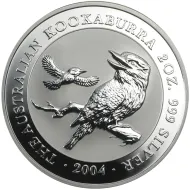 2004 Australia 2oz Silver Kookaburra