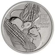 2020 Australia 1/2oz Silver Year of the Mouse